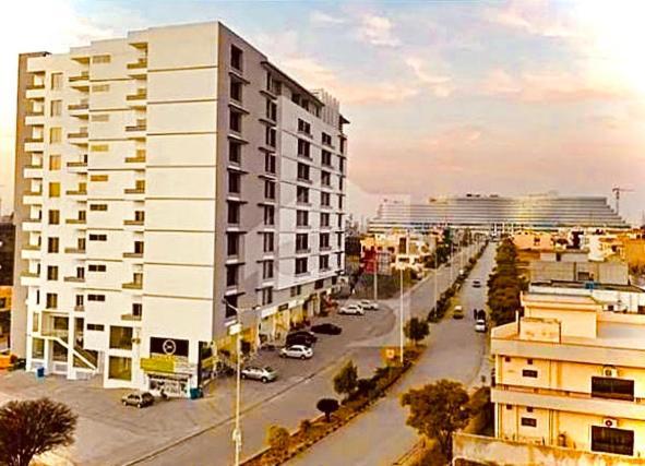 Atrium High Suite 2Bed Family Apartment Near Giga Mall Islamabad Exterior foto